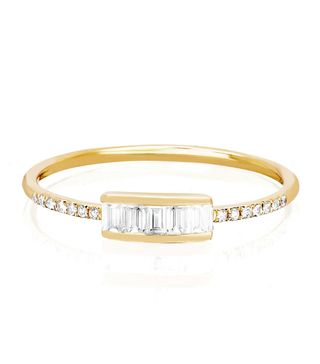 EF Collection + Diamond Baguette Stack Ring