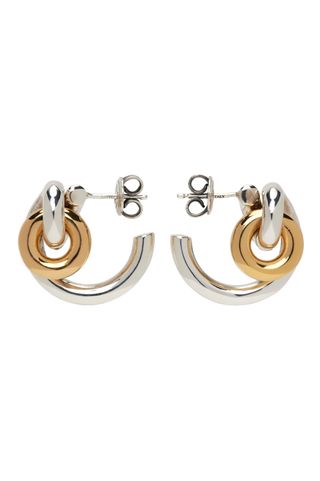 Bottega Veneta + Silver & Gold Loop Earrings