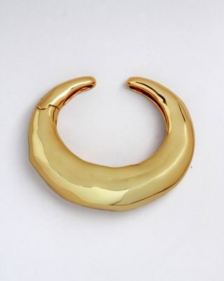 Alexis Bittar + Large Molten Hinged Cuff