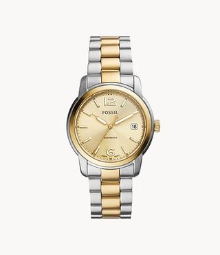 Fossil + Heritage Automatic Two-Tone Stainless Steel Watch