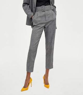 Zara + Check Trousers