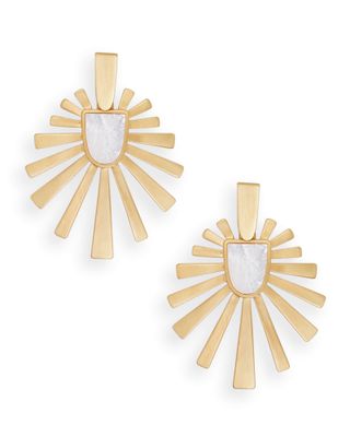 Kendra Scott + Cambria Statement Earrings In Gold