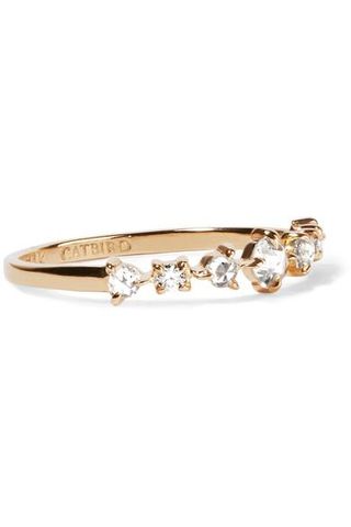Catbird + Snow Queen 14-Karat Gold Diamond Ring