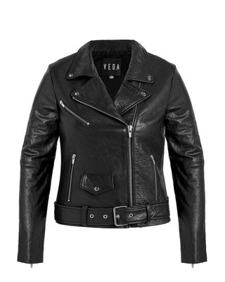 Veda + Jayne Classic Biker Leather Jacket