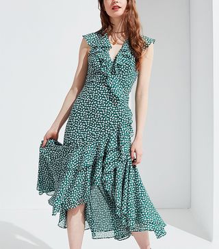 C/MEO Collective + Be About You Ruffle Midi Dress