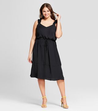 Who What Wear + Ruffle Strap Dress