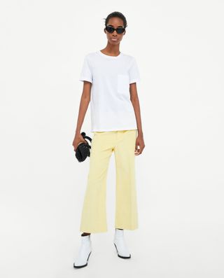 Zara + Mercerised T-Shirt