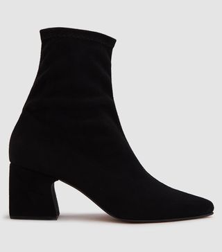 Rachel Comey + Zaha Stretch Faux Suede Booties