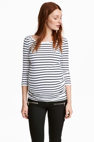 H&M + Mama Cotton Jersey Top