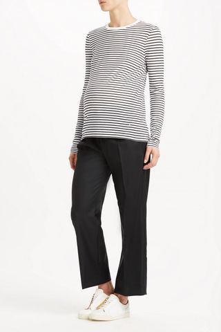 Alexander Wang + Crewneck Striped Top