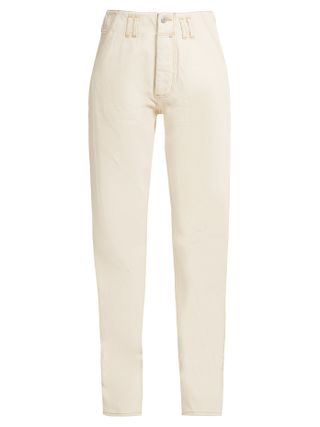 Martine Rose + Mid-Rise Straight-Leg Jeans