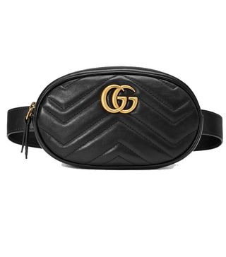 Gucci + Marmont Matelassé Leather Belt Bag