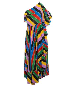 Philosophy di Lorenzo Serafini + Striped One-Shoulder Dress