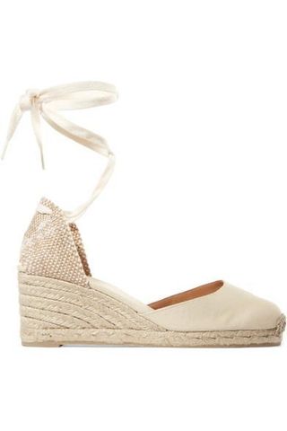 Castañer + Carina Canvas Wedge Espadrilles