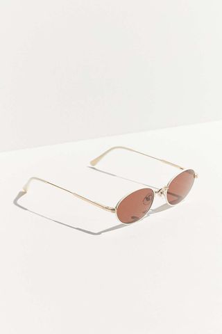 Crap Eyewear + The New Riddim White Oval Sunglasses
