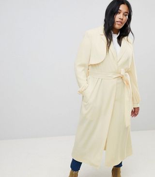 ASOS Curve + Crepe Duster Trench