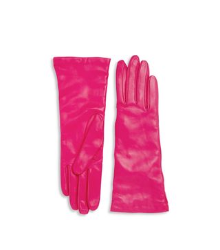 Saks Fifth Avenue + Cashmere-Lined Leather Gloves