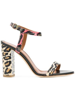 Malone Souliers + Animal Print Sandals