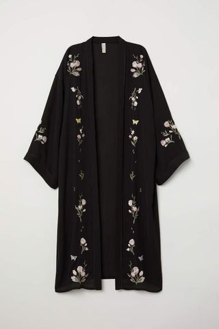 H&M + Kimono With Embroidery