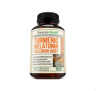 Vimerson Health + Turmeric Curcumin Melatonin Valerian Supplement