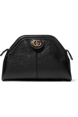 Gucci + Re(belle) Textured-Leather Clutch