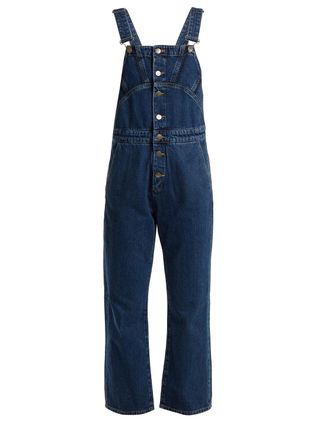 M.i.h Jeans + Tribe Button-Down Denim Dungarees