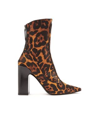 Fabrizio Viti + Timeless Point-Toe Satin Boots