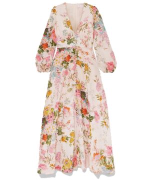 Zimmermann + Heathers Floral-Print Linen Dress