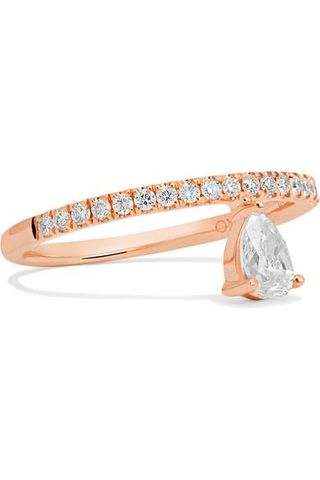 Anita Ko + Duchess 18-Karat Rose Gold Diamond Ring