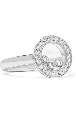 Chopard + Happy Diamonds 18-Karat White Gold Diamond Ring