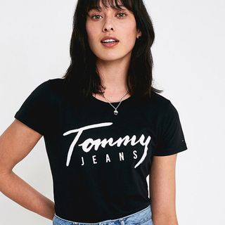 Tommy Jeans + Black Script T-Shirt