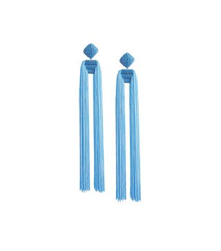 Sachin & Babi + Blue Dupio Tassel Clip Earring