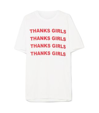 Stella McCartney + International Women's Day Printed Cotton-Jersey T-Shirt