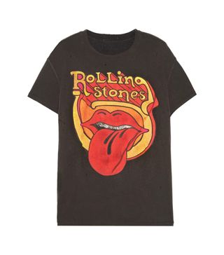 Madeworn + Rolling Stones Distressed Printed Cotton-Jersey T-Shirt