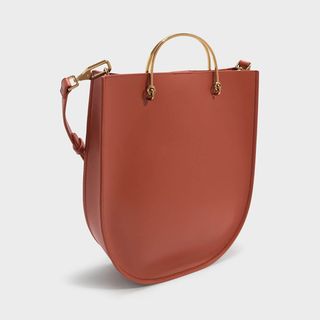 Charles & Keith + Clay Curved Edge Tote Bag