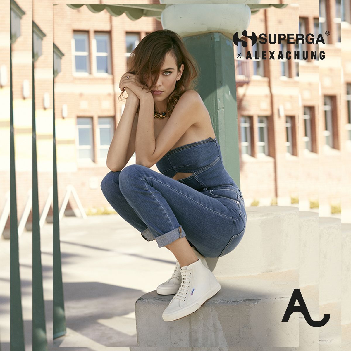 Alexa Chung Superga Sneakers Outfit | Who What Wear