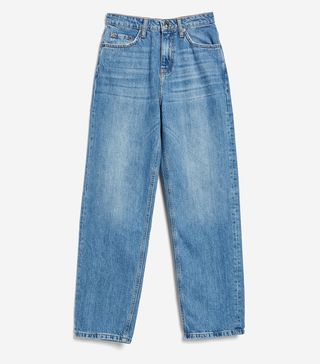 Topshop + Authentic Blue Straight Jeans