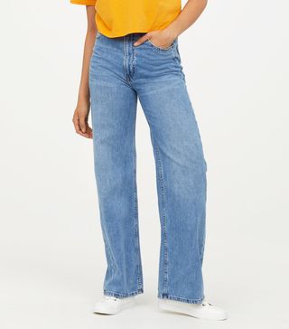 H&M + Wide Regular Jeans