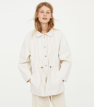 H&M + Coated Cotton Jacket