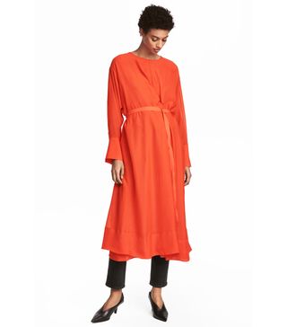 H&M + Calf-Length Dress