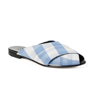 Trademark + Gingham Wrapped Pajama Sandals