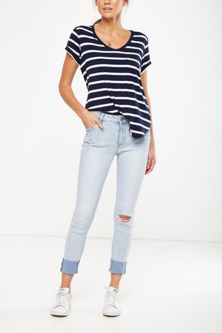 Cotton On + Mid Rise Grazer Skinny Jean