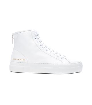 Common Projects + Leather High Tournament Super Sneakers