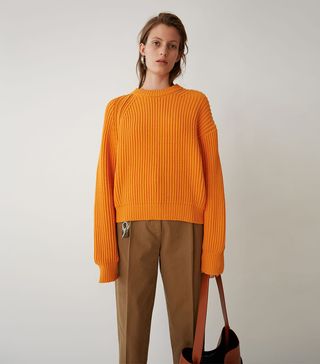 Acne + Penina Chunky Bright Orange