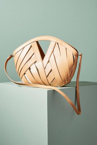 Anthropologie + Petite Woven Basket Bag