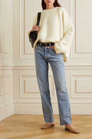Totême + Wool-Blend Bouclé Sweater