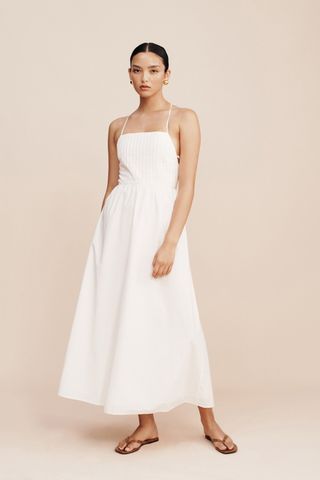 Posse + Kenzie Dress in Antique White