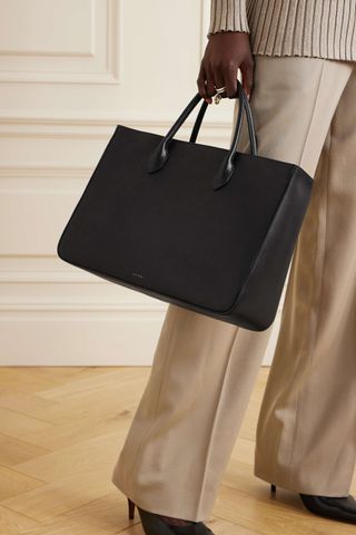 The Row + Luxe E/W Leather Tote
