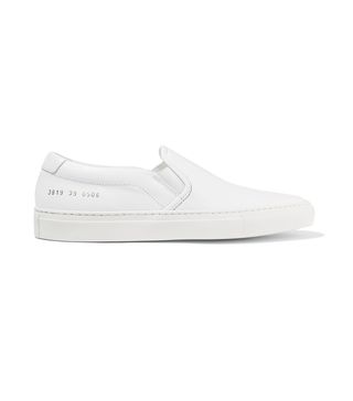 Common Projects + Leather Slip-on Sneakers