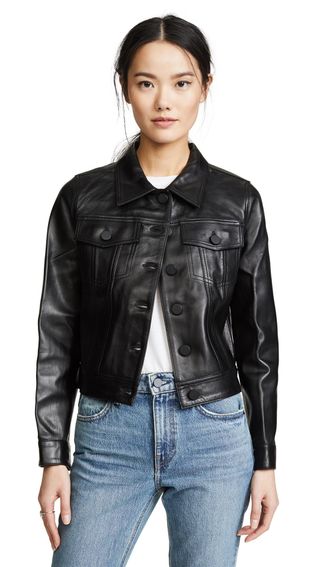 Anine Bing + Cooper Leather Jacket